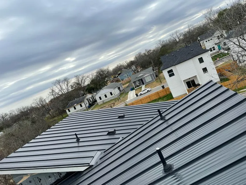 Standing seam metal roof panels with vents for Skylight Repair in Lakeland Highlands